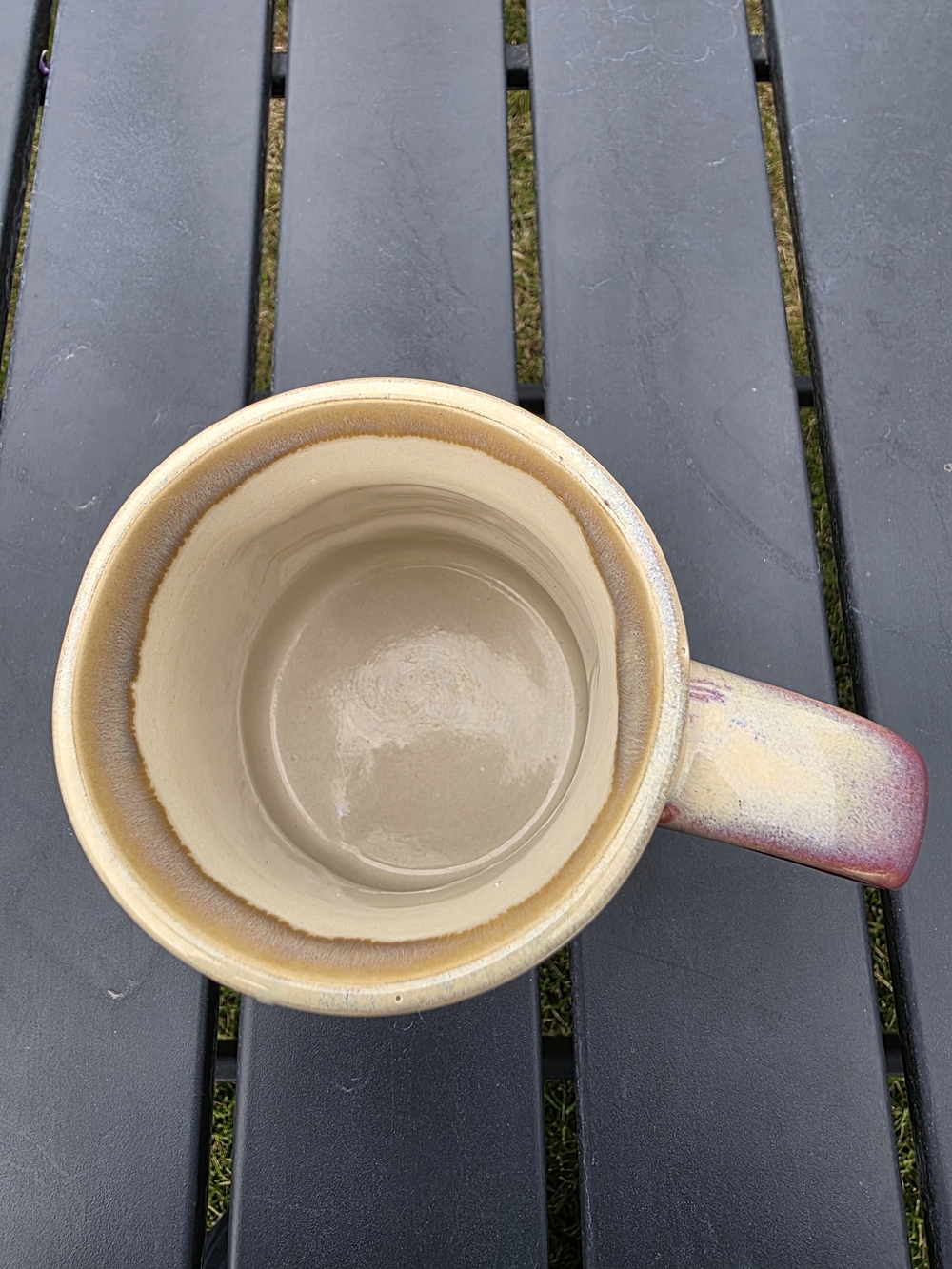 LTD Commodities I See Dumb People Mug Drip Glaze Stoneware Novelty Burgundy 16oz - Picture 3 of 7